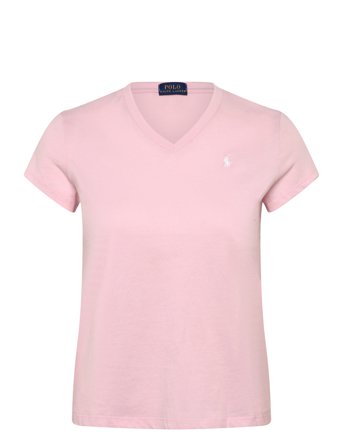Ralph Lauren Kids Cotton Jersey V-Neck Tee - Pink - 129-130