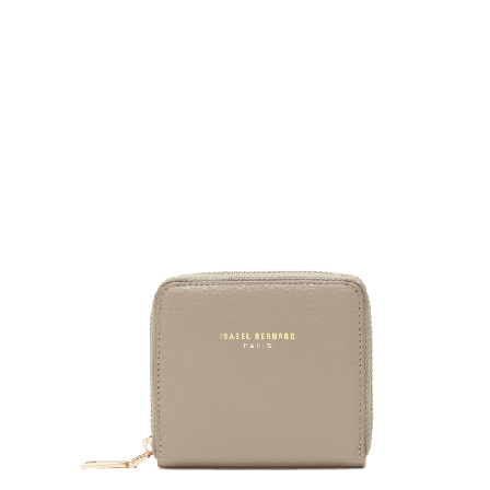 Isabel Bernard Honoré Läder Plånbok Med Dragkedja Plånböcker & fodral Dam Grå ONESIZE
