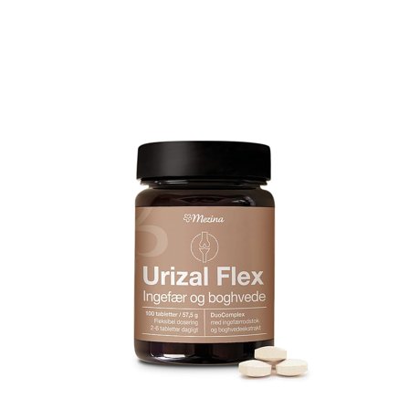 Mezina Urizal Flex 100 tabl., Helse & Madvarer, Ingredienser, Ingefær