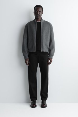 COS Herren Signature Jeans Mit Geradem Bein - Schwarz