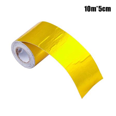Thermal Avgastejp Luftintag Värmeisolering Shield Reflecti