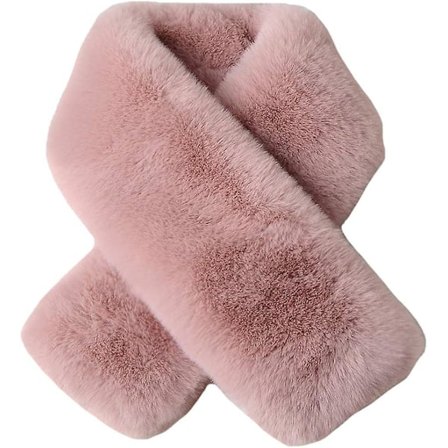 Fuskepels Dame Vinter Skjerf - Fluffy