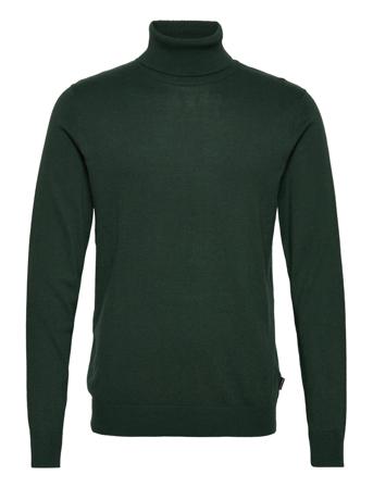Jjeemil Knit Roll Neck Knitwear Turtlenecks Grønn Jack & J S