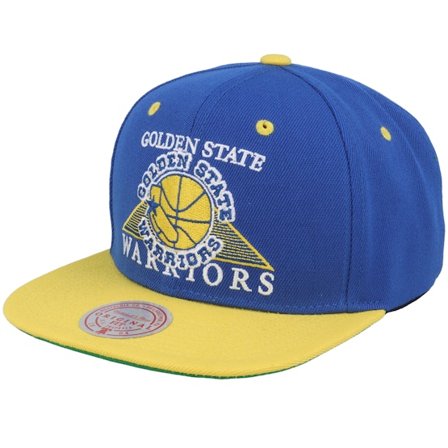 Mitchell & Ness - NBA Blau snapback Cap - Golden State Warriors Monument Blue Snapback @ Hatstore