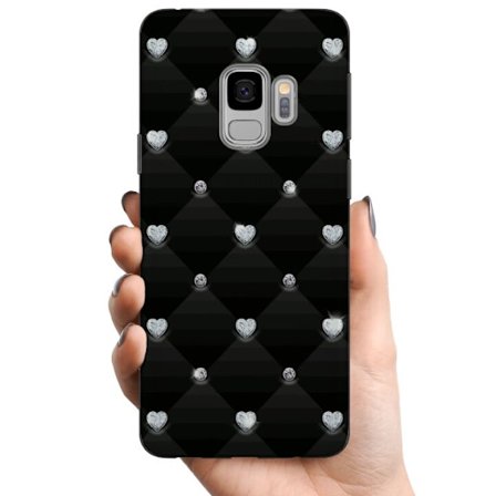 Kompatibelt Mobildeksel til Samsung Galaxy S9 Bling Hjerte