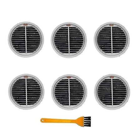 6 stk HEPA-filter til Xiaomi Roidmi Nex X20 F8 Pro Støvsuger