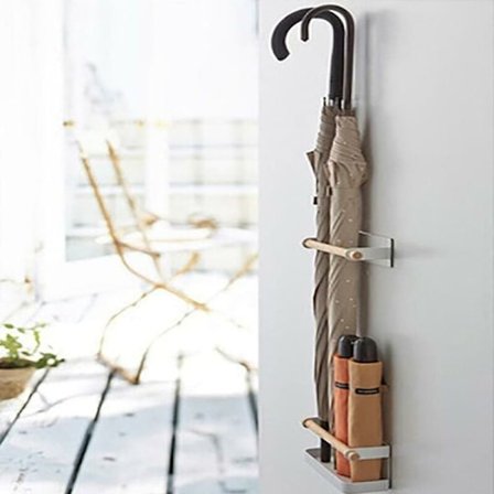 Multifunktionel paraplyholder ren og stabil indendørs magnetisk vægbeslag specifikationer: Produktnavn: paraplyholder farve: hvid