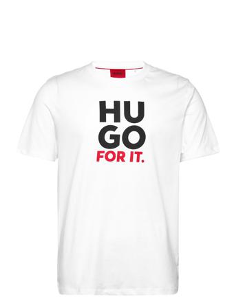 Dimentis T-shirts Short-sleeved Vit HUGO