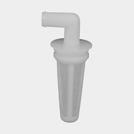 Sierra Bränslefilter i vit plast för båtmotorer, effektiv filtrering av bränsle, hållbar och pålitlig konstruktion