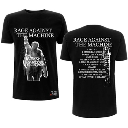 Rage Against the Machine Unisex Vuxen BOLA Album Cover Back Pri