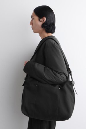 COS Men's Utility Messenger Bag - Canvas in Black