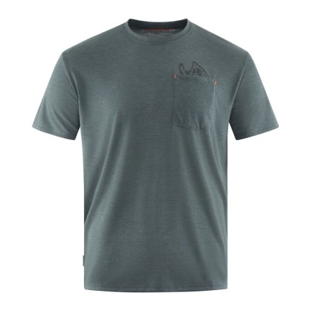 Grundéns Species Pocket Tee Deep Forest Heather - XL