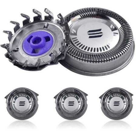 Set med 3 ersättningshuvuden för HQ8/HQ8894/HQ7160 Silver rakapparat kompatibel