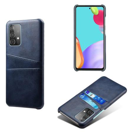 Samsung Galaxy A52 / A52s - Ksq Skal Med Kortfack - Blå Blue Blå