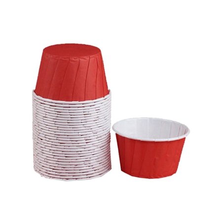 50 st Glassbägare Dessertskålar för Fryst Yoghurt Cupcake Tårta