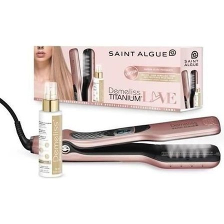 SAINT ALGUE Demeliss TITANIUM Love Edition Färguträtare Steam GULL ROSE + Närande behandling 100 ml Kera-PROTEIN