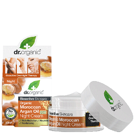 Dr Organic Moroccan Arganolja Nattkräm 50 ml