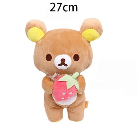 Anime Rilakkuma Tecknad plyschdocka Mjuk björn Leksaker Kawaii Rumsinredning Nalle Plyschar Söt par Björn Julklappar till tjejer