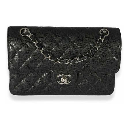 Chanel Vintage Pre-owned Shoulder Väska svart, Dam Vintage Väskor, Dam, Storlek: ONE SIZE