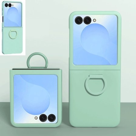 Samsung Z Flip7 Beskyttelsesdeksel, Sammenleggbar Skjerm Telefondeksel, Grønn