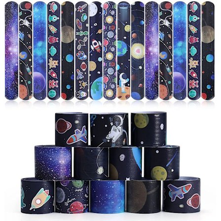 30 stk armbånd for barn, armbånd med kosmisk mønster, festutstyr, gaveposefyll, barnas festfavoritter