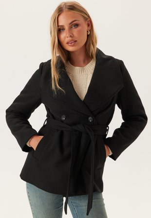 BUBBLEROOM - Short Wool Blend Coat - XL