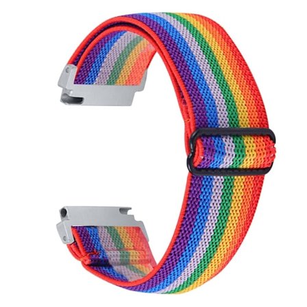 Elastiskt klockarmband med unik design för Samsung Galaxy Watch - Regnbåge