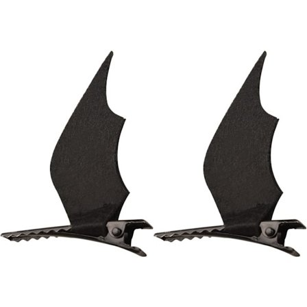 1 Par Halloween Flaggermus Hårspenner Flaggermusvinger Hårspenner for Halloweenfest Fancy Hårtilbehør (1 Par)