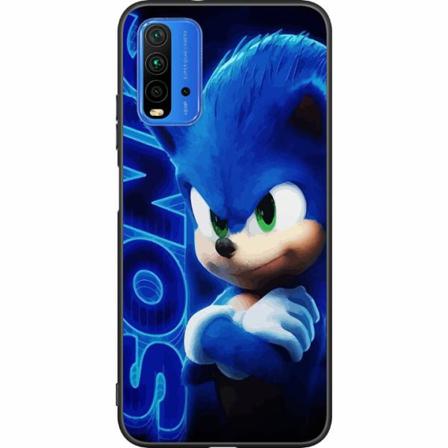 Xiaomi Redmi Note 9 4g Svart Skal Sonic The Hedgehog