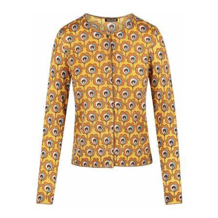 Maliparmi, Cardigans Geel, Dames, Maat:S,elastaan