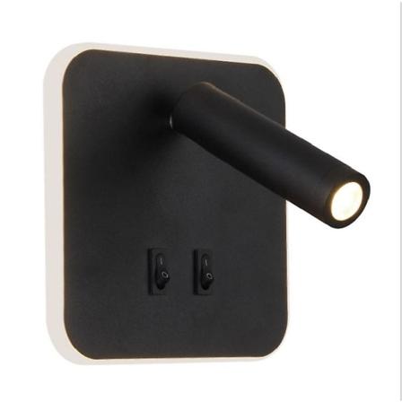 Sängin vieressä olevat LED-seinävalaisimet Sisätilojen hotelliseinävalaisimet Sängyn käytäväseinävalaisin