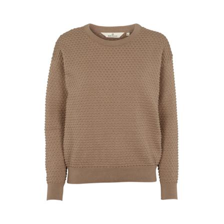 Basic Apparel Vicca Sweater Organic Brun, Dame