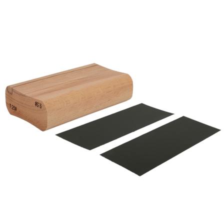 Treradius slipeblokk Luthier-verktøy for gitar-gripebrett Gripebrett-nivellering 7,25 og 9,5 tommer