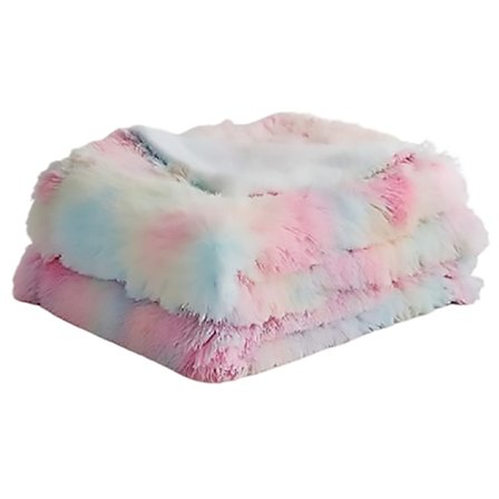 Sherpa-lampaanvillapeitto - Mukava fleece-peitto - Villapeitto sohvalle ja sänkyyn - 127 x 152 cm