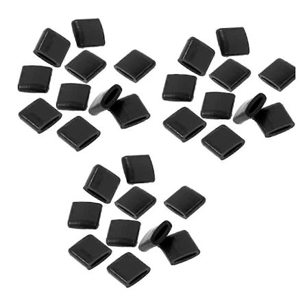 30 stk. Firkantet Hjørnebeskytter Airfryer Dele Silikone Gel Buffer Hjørnebeskytter Bageplade Måtte Køkkenværktøj