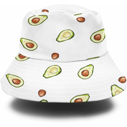 Söt tecknad svamp vändbar kvinnors hinkhatt Agaric C