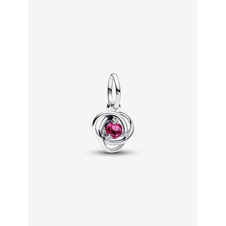 Pandora - Rosa Eternity Circle Hängberlock - Sterling silver
