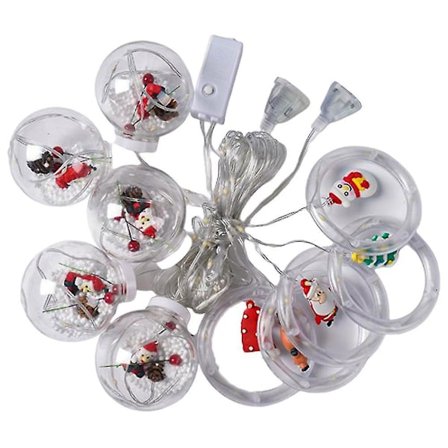 Julgran Gardin Ljus, LED Ljus Rum Varm Dekoration