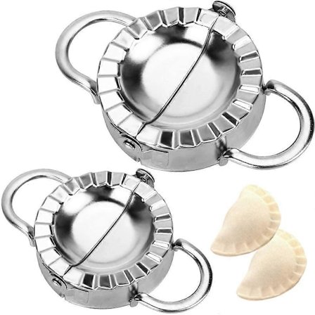 Ravioli form, ravioli skærer, 2 stk. rustfri stål form, ravioli maker (A-5-F6) [DB]
