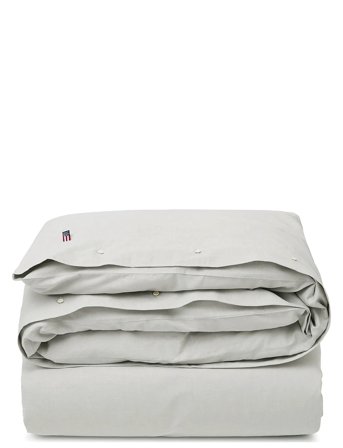 Lexington Home Pin Point Gray Cotton Duvet Cover - Grey - 150X210