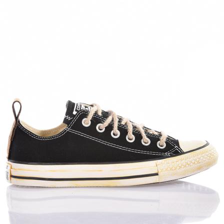 Converse Customized Men& Sko Sneakers 2573 2573 Converse OX Espresso Sort, Herre, Størrelse: 41 EU