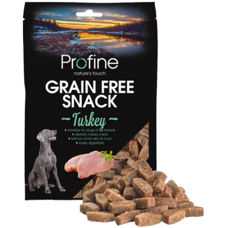 Profine - Dog Grain Free Semi Moist Snack Kalkun 200 g - Hund - Hundegodbiter & tyggebein - Naturlige godbiter for hund - ZOO.no