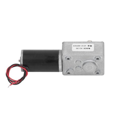 12V DC Selv-låsende Snekkegear Motor Enkelt Akse Reversibel Hastighedsreduktionsmotor 634JSX 31ZY 80 RPM