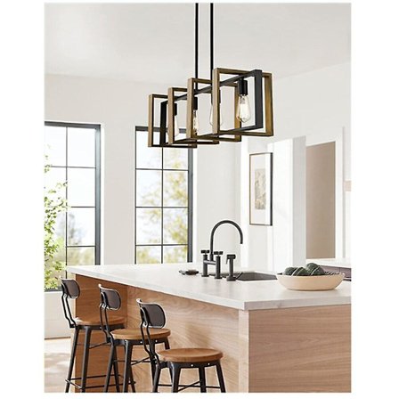 90 cm Hengelampe LED Metall Industriell Klassisk Stilig