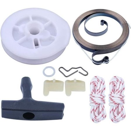 Startfjäder kompatibel med Stihl MS290 MS390 motorsågsersättningsdelar kompatibel med 1121 195 3400 Hg