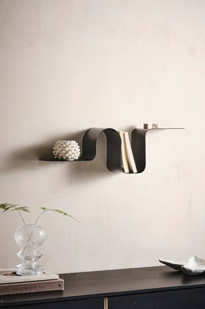 Jotex - Vegghylle Black mdf / metall - CATERPILLAR - Kjøp Barneskap & barnehyller hos Jotex