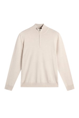 Kiyan Quarter Zip Sweater / Moonbeam Melange