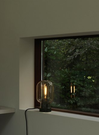 Amp bordlampe H27 - gull/grønn