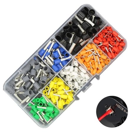 400 stk rør type terminal sett europeisk rørtype terminal kombinasjon boks kald pressing terminal