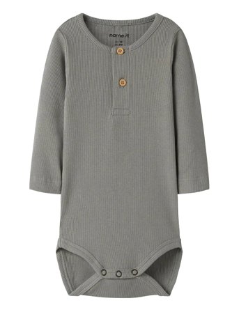 name it Nbmkab Ls Body - Grey - 80